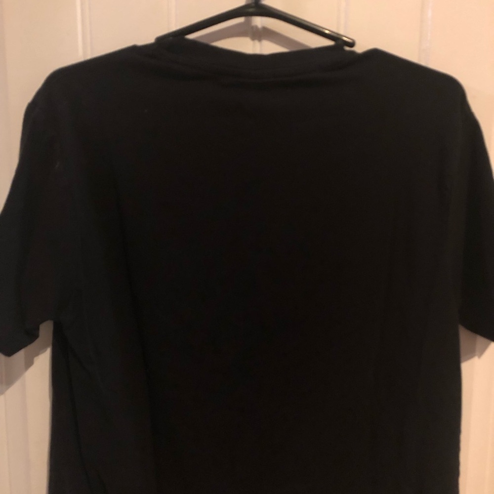 Armani Exchange men's Cotton T shirt Black Yellow Silver Logo size M Authentic - Picture 6 of 9